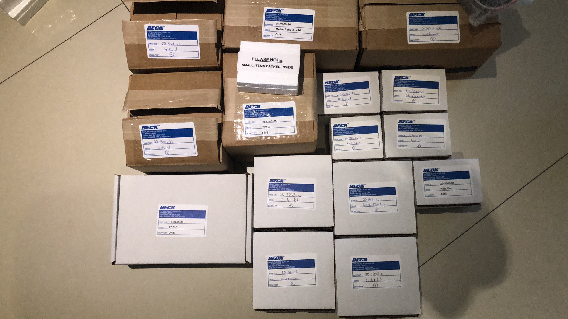 BECK 执行器备件